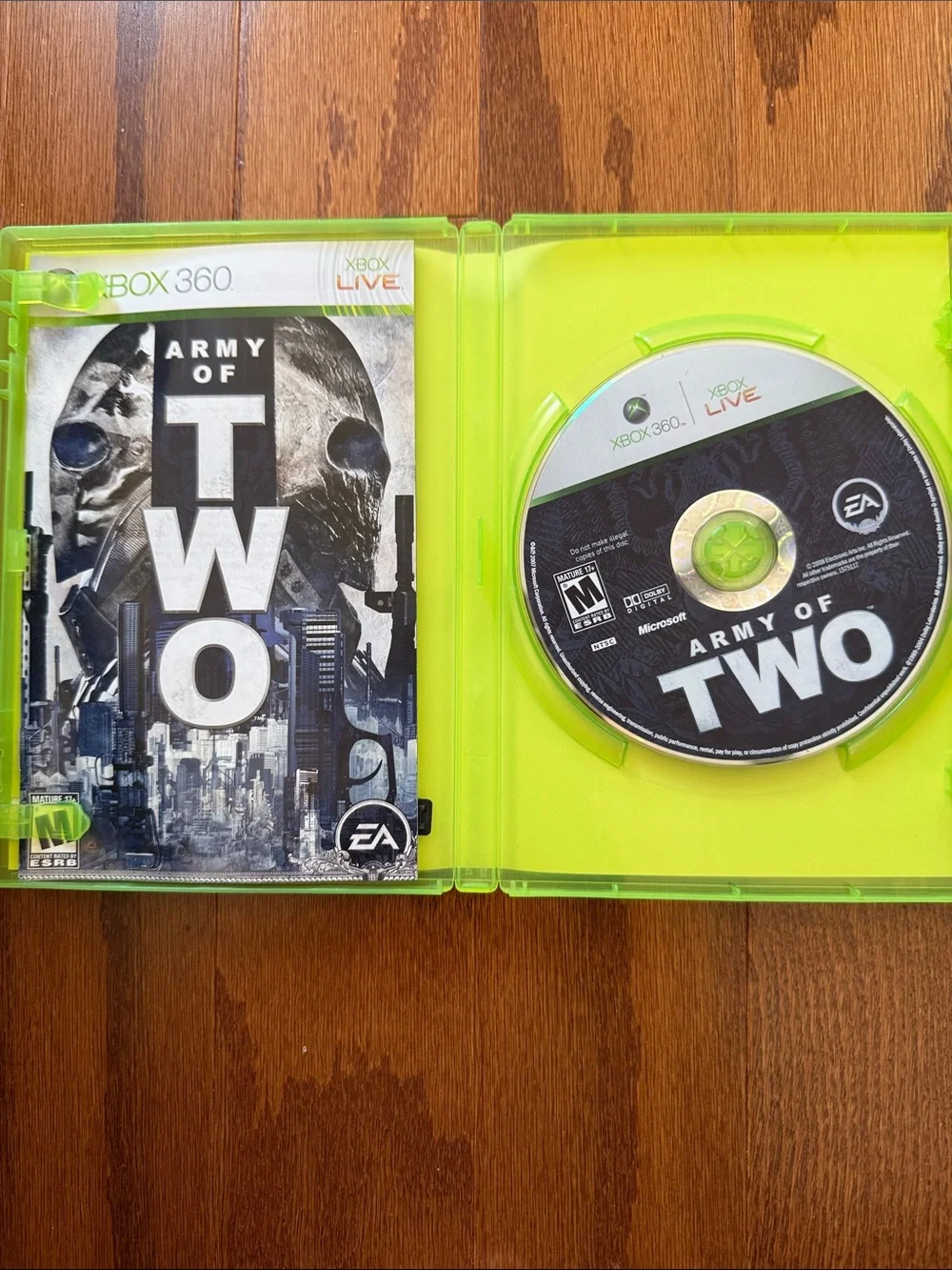 Army of Two Xbox 360 Complete with Manual EA Co-Op Shooter 2008